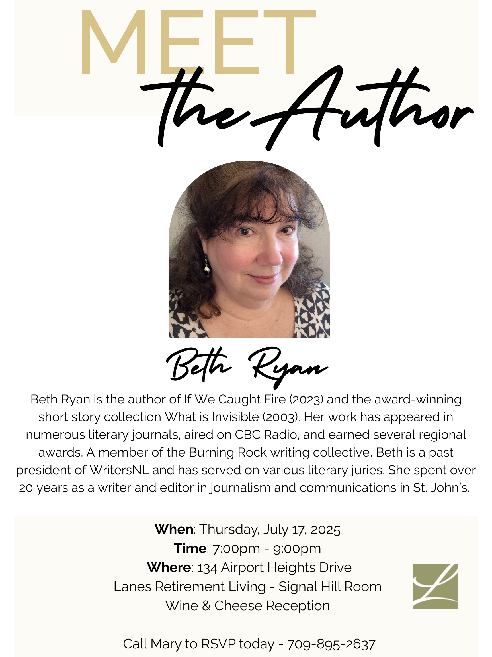 Meet The Author - Beth Ryan